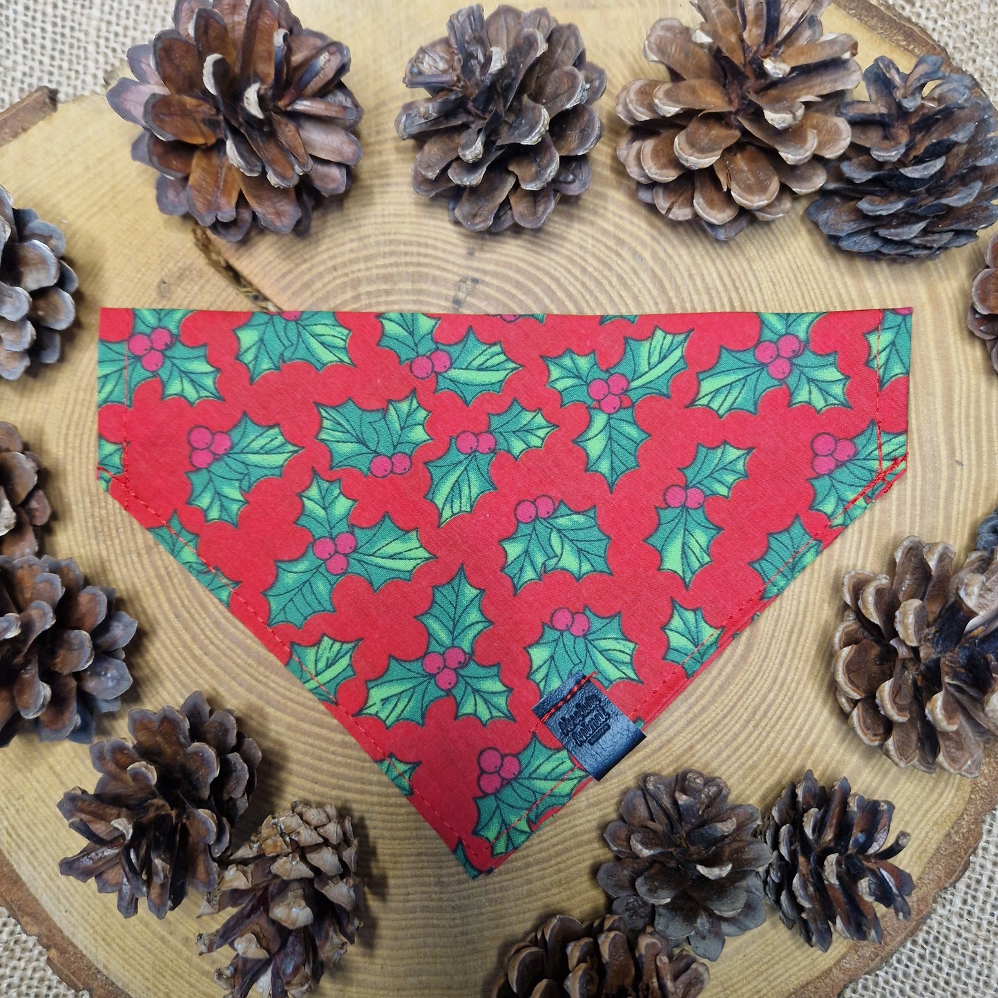 Christmas Bandana - Jolly Holly