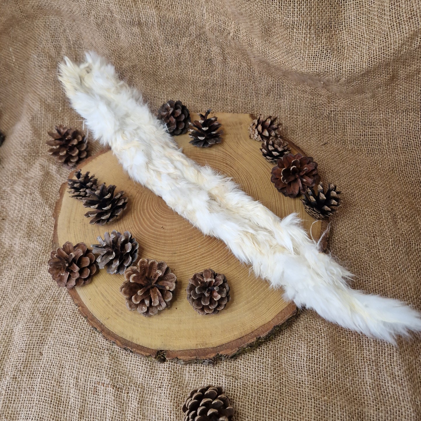Natural Treat - XL Hairy Rabbit Skin