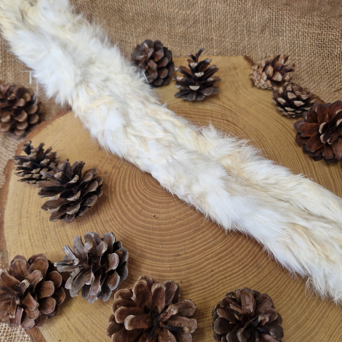 Natural Treat - XL Hairy Rabbit Skin