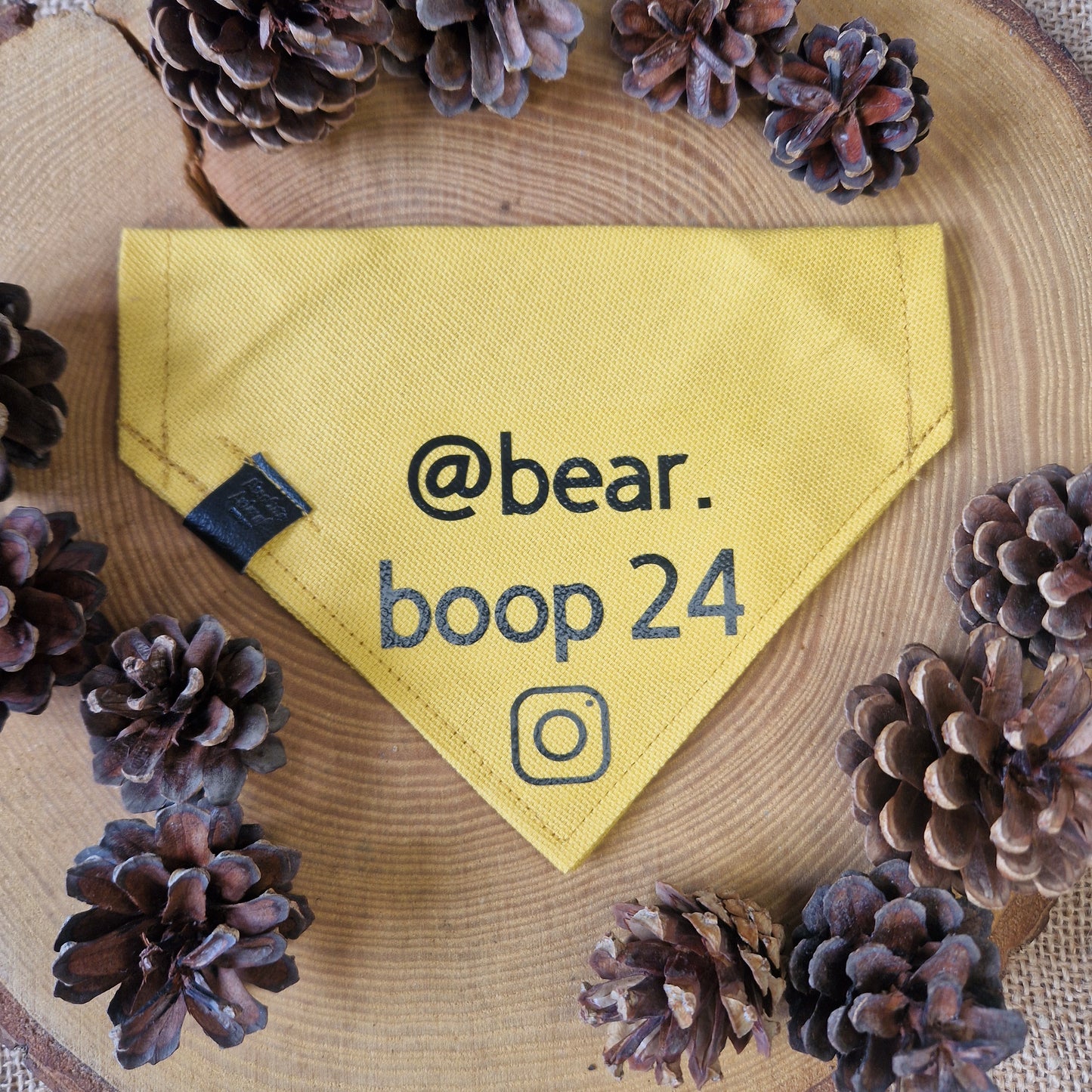 Bandana - Instagram Personalised Dog Bandana