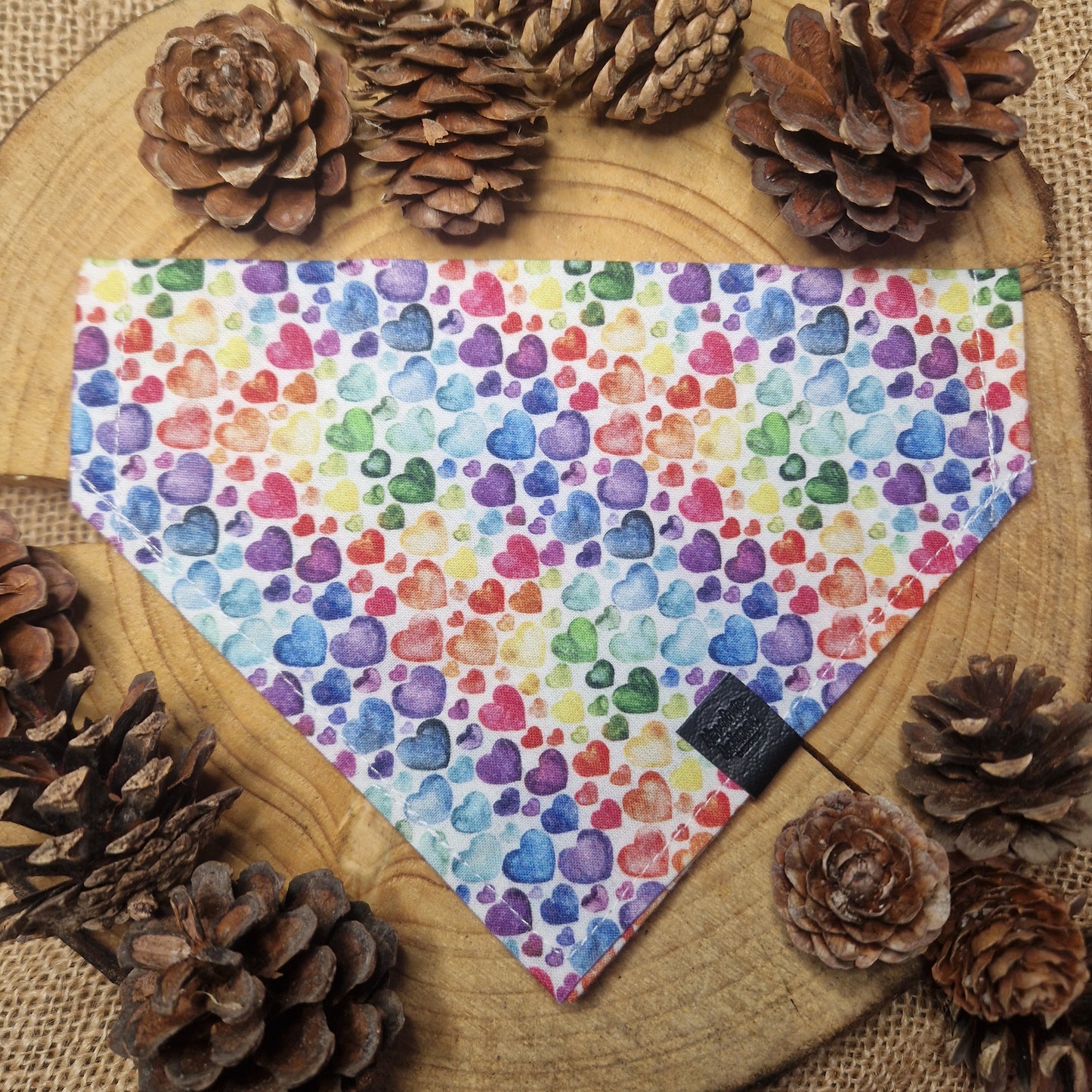Bandana - Colourful Hearts