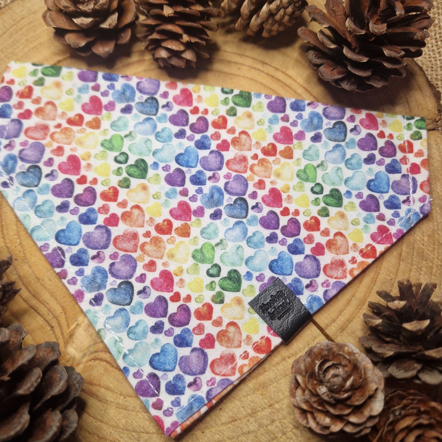 Bandana - Colourful Hearts