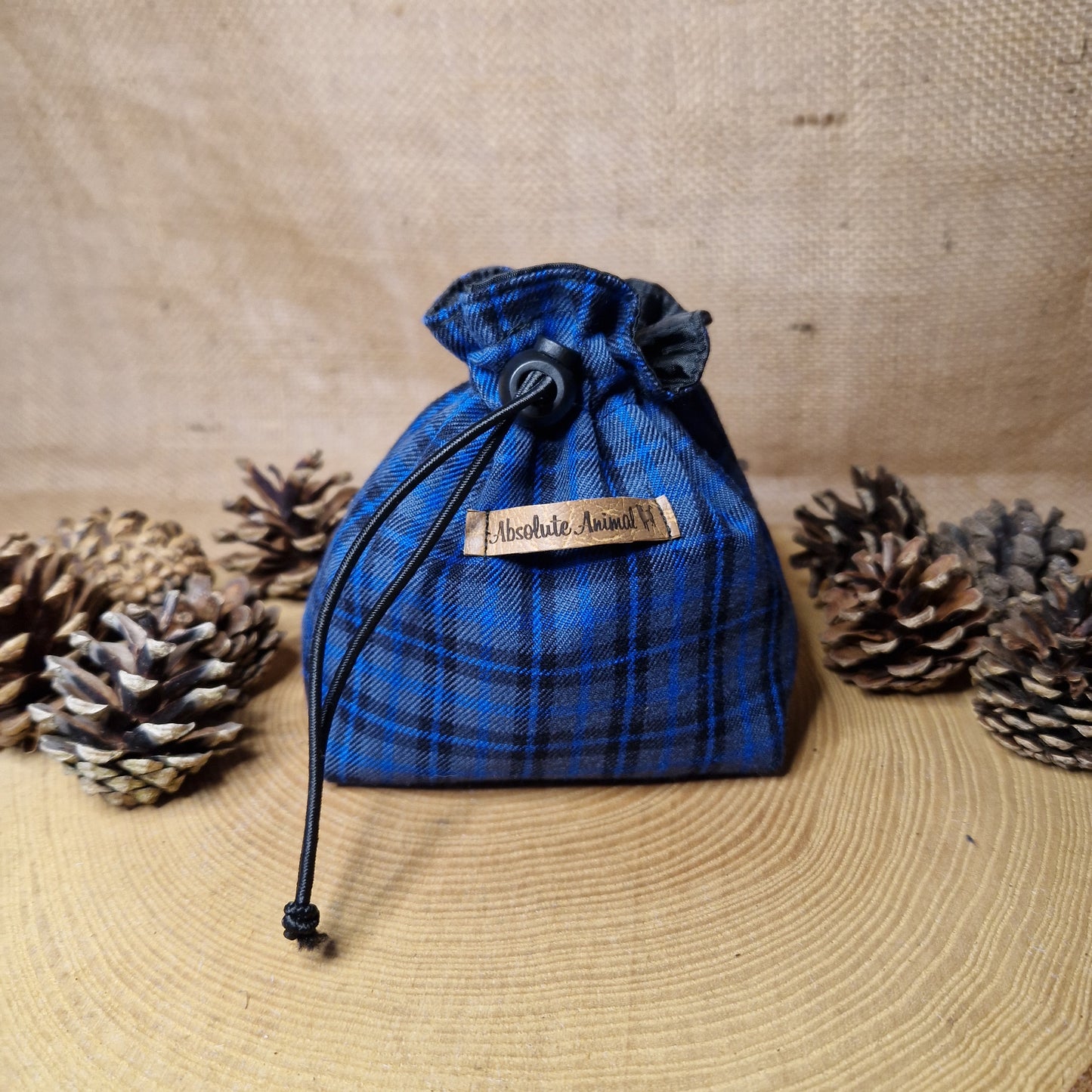 Treat Bag - Blue Tartan