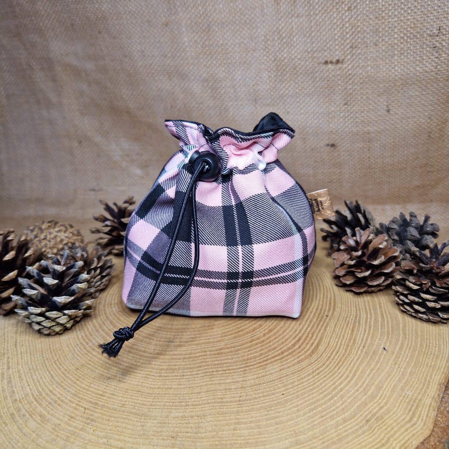 Treat Bag - Pink Tartan