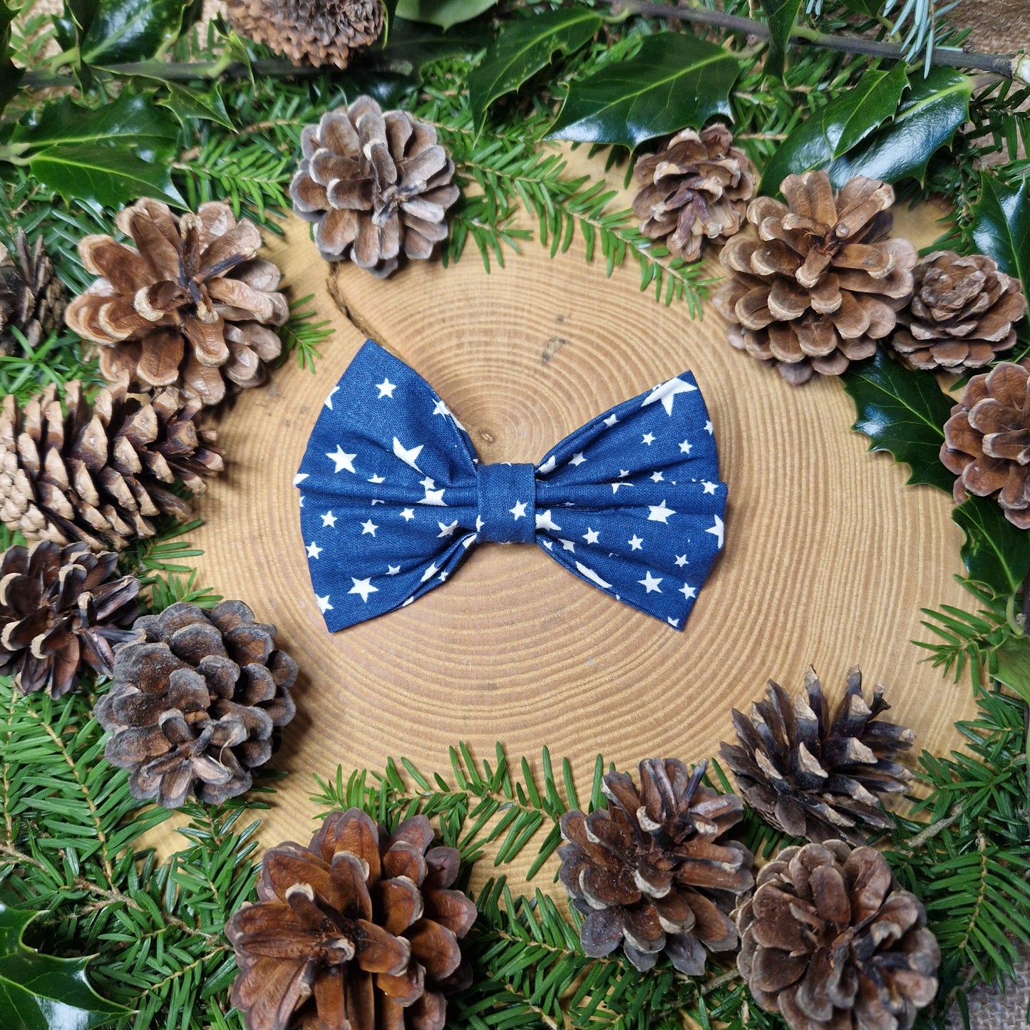 Christmas Bow Tie - Midnight Sky