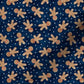 Christmas Bandana - Gingerbread 'Navy'