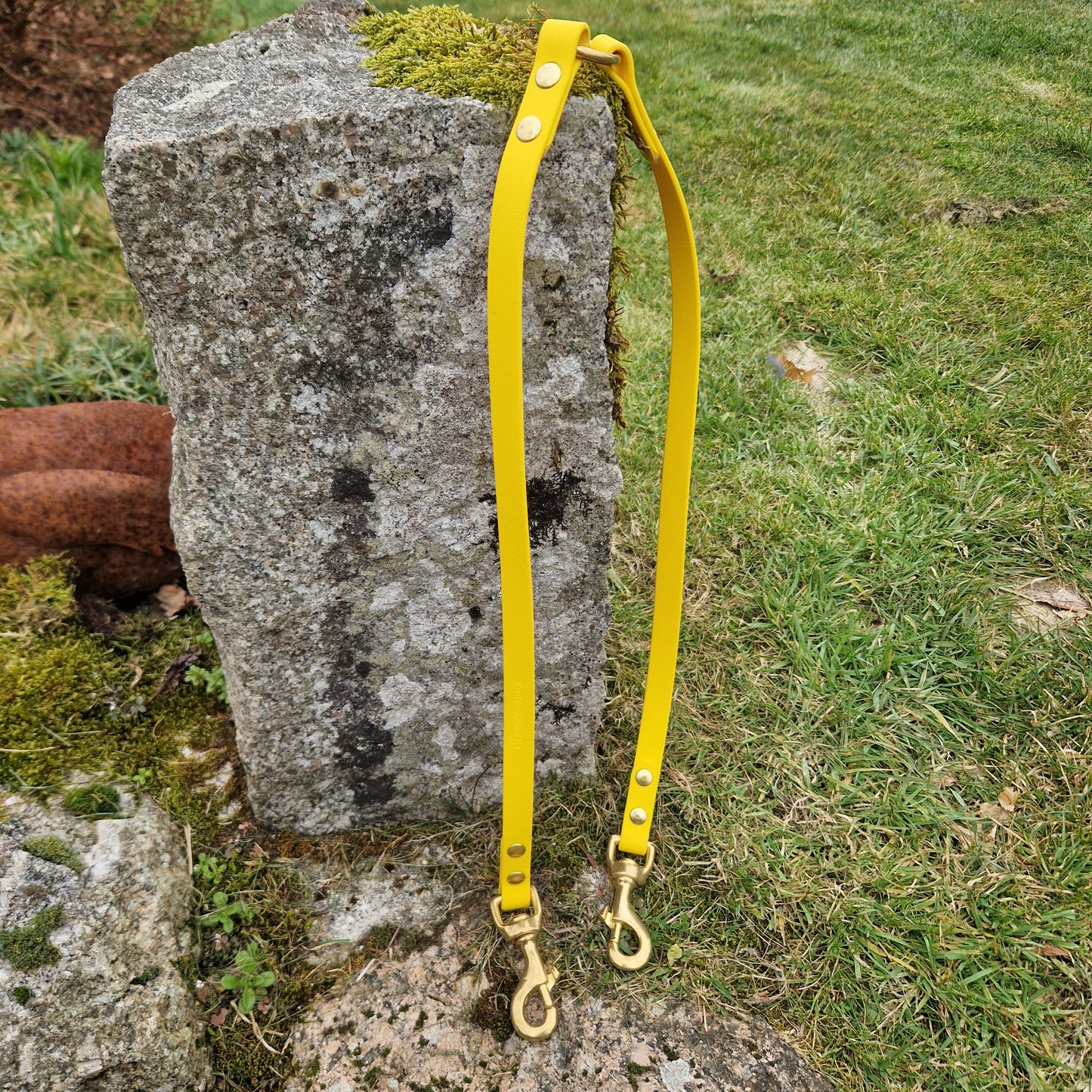 Waterproof Biothane® Coupler Lead - Yellow