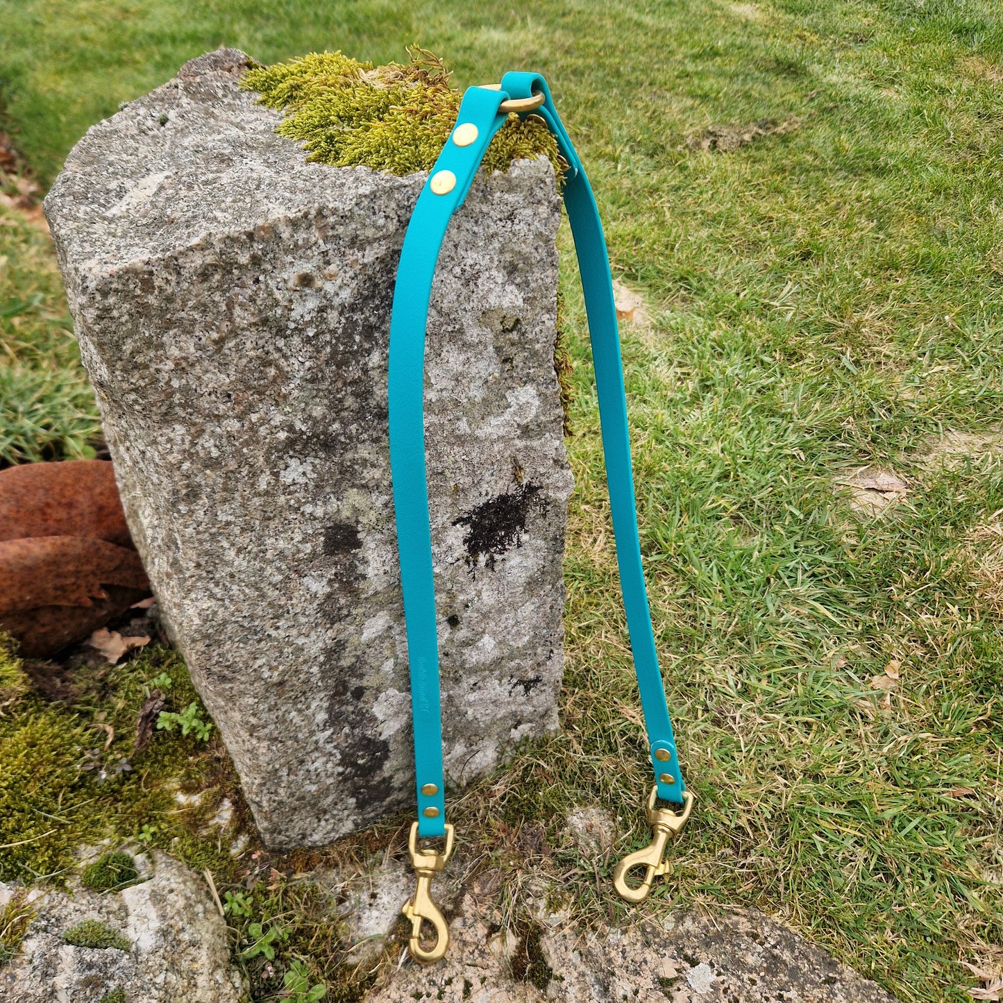 Waterproof Biothane® Coupler Lead - Teal