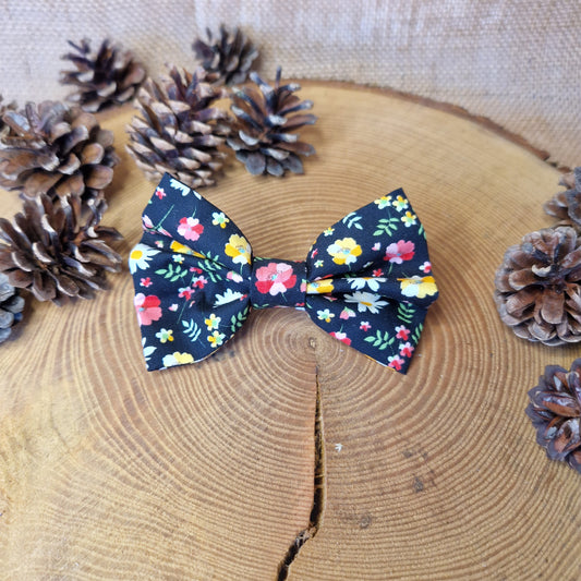 Bow Tie - Black Poppy