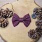 Bow Tie - Maroon Tartan