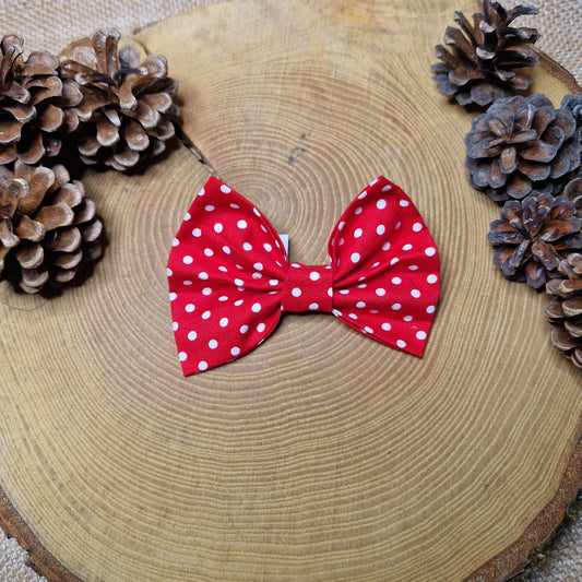 Bow Tie - Red Polka Dot