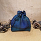 Treat Bag  - Navy Green Tartan