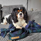 Treat Bag  - Navy Green Tartan